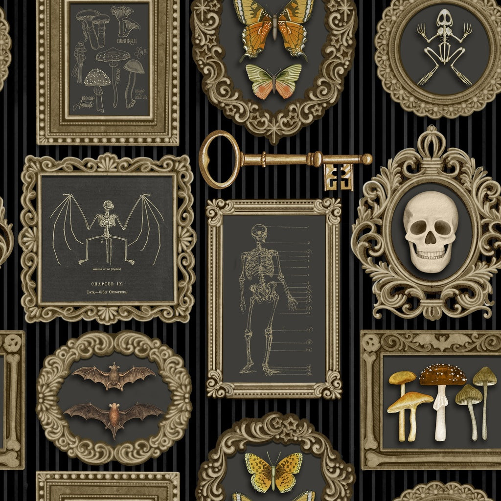 Dark Academia Gallery Wall - Stitch - Durango, Colorado Quilt & Sewing Shop