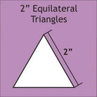 Paper Piece Triangle 2" 75pcs - Stitch - Durango, Colorado Quilt & Sewing Shop