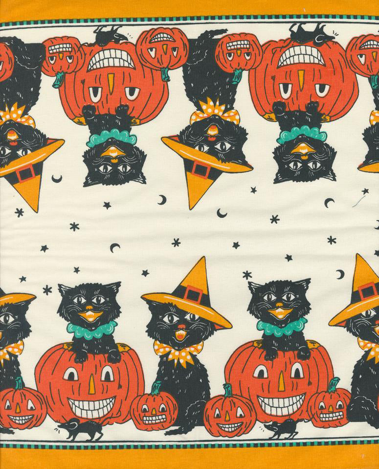 Moda 16" Classic Retro Holiday Toweling Meow - Stitch - Durango, Colorado Quilt & Sewing Shop