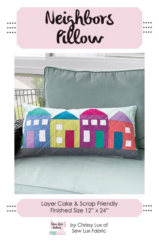 Neighbors Pillow Pattern - Stitch - Durango, Colorado Quilt & Sewing Shop