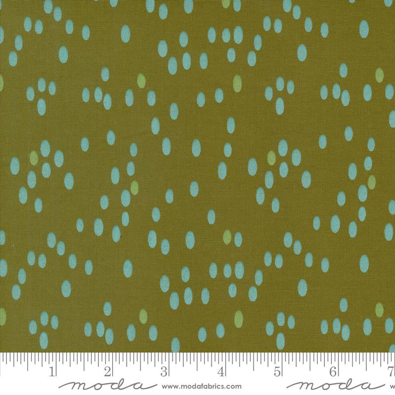 Moda Olive You Dots Olive - Stitch - Durango, Colorado Quilt & Sewing Shop