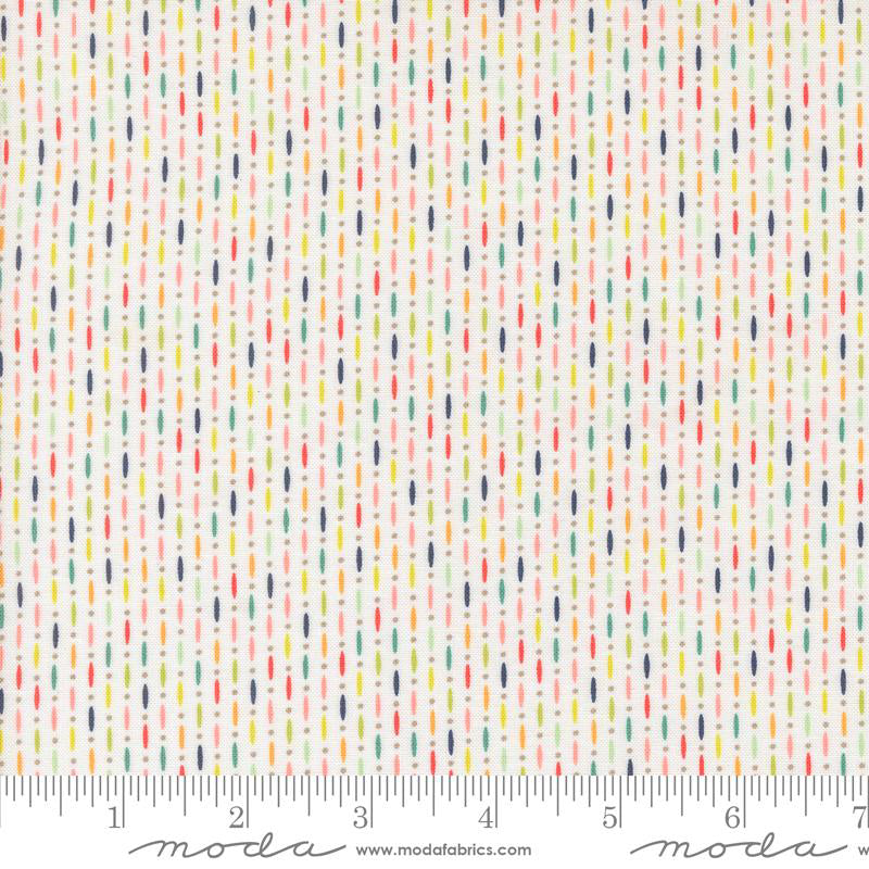 Moda Raspberry Summer Cloud Lines - Stitch - Durango, Colorado Quilt & Sewing Shop