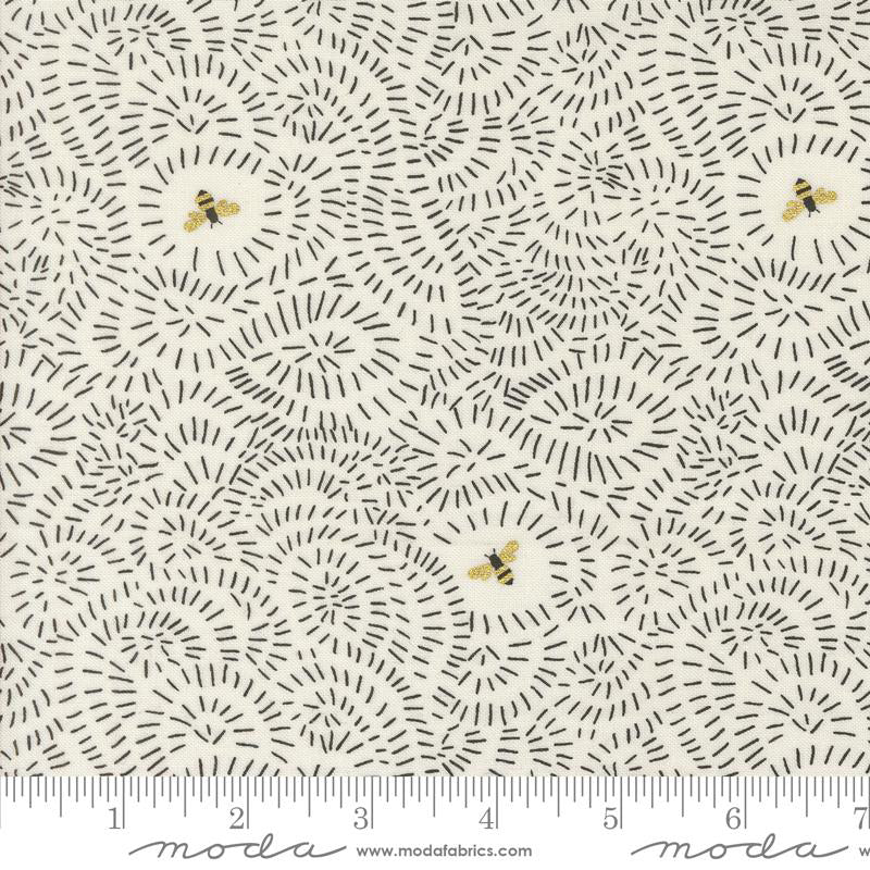 Moda Bee Garden Metallic Porcelain - Stitch - Durango, Colorado Quilt & Sewing Shop