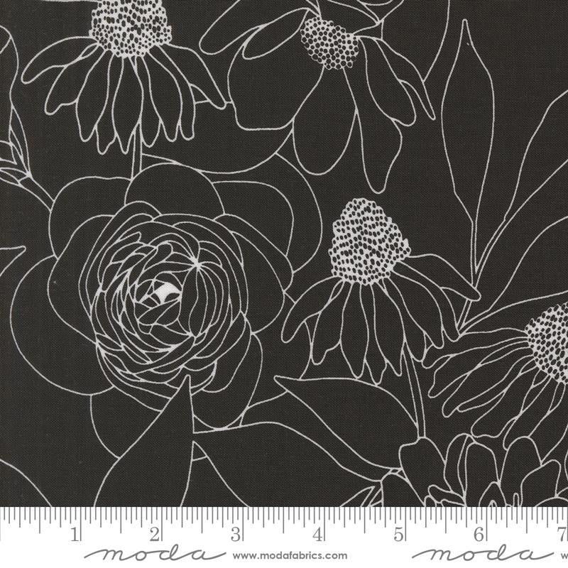Moda Botany Etched Floral Ink - Stitch - Durango, Colorado Quilt & Sewing Shop