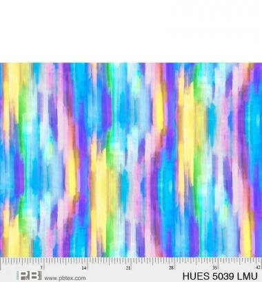 P&BT Hues Rainbow Stripe 3yd WB - Stitch - Durango, Colorado Quilt & Sewing Shop