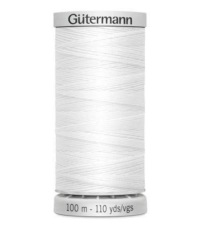 Extra Strong Polyester Upholstery Thread 100m White - Stitch - Durango, Colorado Quilt & Sewing Shop