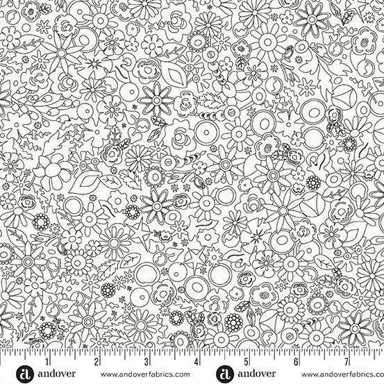 Andover Sun Print Whisper Panda Woodland - Stitch - Durango, Colorado Quilt & Sewing Shop