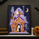 Boo Manor Tiling Scene - Stitch - Durango, Colorado Quilt & Sewing Shop