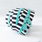 30" Black & White Stripe Zipper Caribe - Stitch - Durango, Colorado Quilt & Sewing Shop