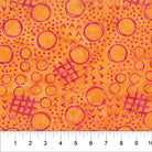 Banyan Batiks Jitterbug Main Doodle Bright Orange - Stitch - Durango, Colorado Quilt & Sewing Shop
