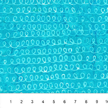 Banyan Batik Jitterbug Loop Line Turquoise - Stitch - Durango, Colorado Quilt & Sewing Shop