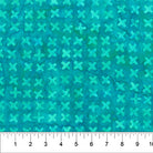 Banyan Batiks Jitterbug X Marks The Spot Teal - Stitch - Durango, Colorado Quilt & Sewing Shop