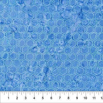 BB Buzzy Bee Honeycomb Periwinkle - Stitch - Durango, Colorado Quilt & Sewing Shop