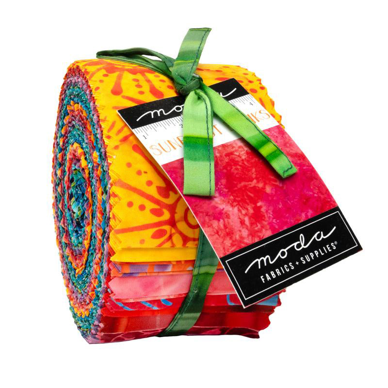 Moda Sunburst Batiks Jelly Roll - Stitch - Durango, Colorado Quilt & Sewing Shop