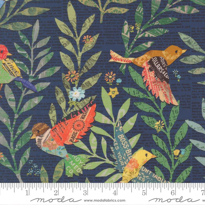 Moda Paper Hamlet Midnight Birds - Stitch - Durango, Colorado Quilt & Sewing Shop