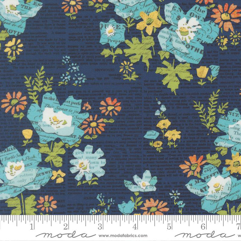 Moda Paper Hamlet Midnight Flowers - Stitch - Durango, Colorado Quilt & Sewing Shop