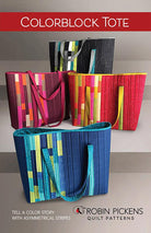 Colorblock Tote Pattern - Stitch - Durango, Colorado Quilt & Sewing Shop