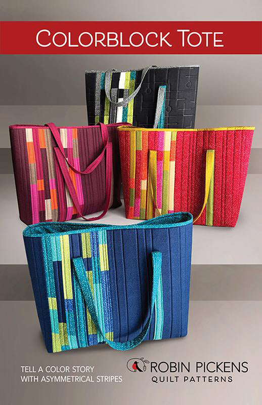 Colorblock Tote Pattern - Stitch - Durango, Colorado Quilt & Sewing Shop
