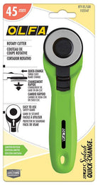 Olfa Splash 45mm Rotary Cutter Lime Green - Stitch - Durango, Colorado Quilt & Sewing Shop