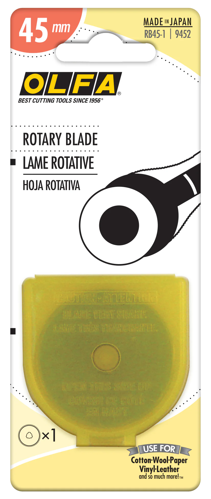 Olfa 45mm Rotary Blade 2ct. - Stitch - Durango, Colorado Quilt & Sewing Shop
