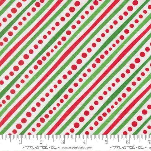 Snow Time - Dotted Bias Stripe - Stitch - Durango, Colorado Quilt & Sewing Shop