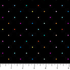 Figo DuskDitsy Dots Black Multi - Stitch - Durango, Colorado Quilt & Sewing Shop