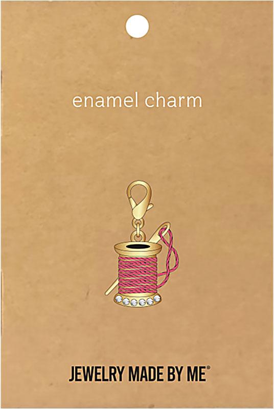 Charm Thread Spool w/Needle - Stitch - Durango, Colorado Quilt & Sewing Shop