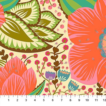 Northcott OverDressed Honorable Coral - Stitch - Durango, Colorado Quilt & Sewing Shop
