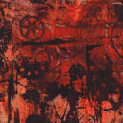 RK Industrial Imprints Gears Wine - Stitch - Durango, Colorado Quilt & Sewing Shop