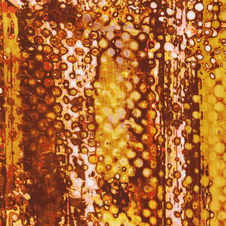 RK Industrial Imprints Packing Dots Curry - Stitch - Durango, Colorado Quilt & Sewing Shop