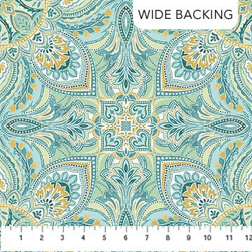 Northcott WB Mariposa Mandala Teal - Stitch - Durango, Colorado Quilt & Sewing Shop