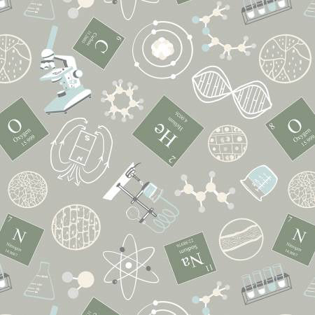 Blank Science Lab Lt. Gray Equipment - Stitch - Durango, Colorado Quilt & Sewing Shop