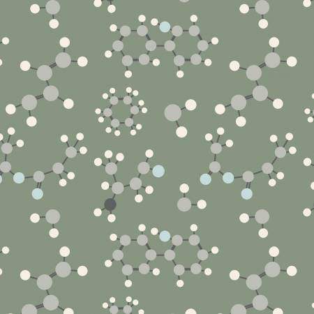 Blank Science Lab Green Helixes - Stitch - Durango, Colorado Quilt & Sewing Shop