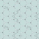 Blank Science Lab Aqua Hexagons - Stitch - Durango, Colorado Quilt & Sewing Shop