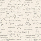 Blank Science Lab Molecular Formulas Ivory - Stitch - Durango, Colorado Quilt & Sewing Shop