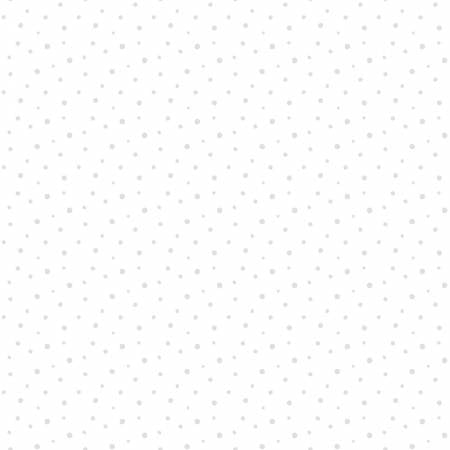 BQ White on White Dots 1 Inch repeat - Stitch - Durango, Colorado Quilt & Sewing Shop
