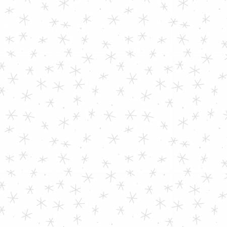 BQ White on White Stars 3.15 Inch repeat - Stitch - Durango, Colorado Quilt & Sewing Shop