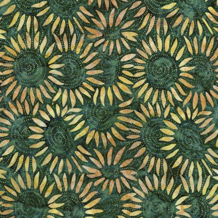RB Batiks Carnival Glass Dark Vintage Green - Stitch - Durango, Colorado Quilt & Sewing Shop