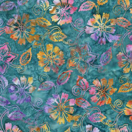 RB Batiks Garden Fresh Stardust Splash - Stitch - Durango, Colorado Quilt & Sewing Shop