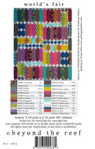 World's Fair Pattern - Stitch - Durango, Colorado Quilt & Sewing Shop