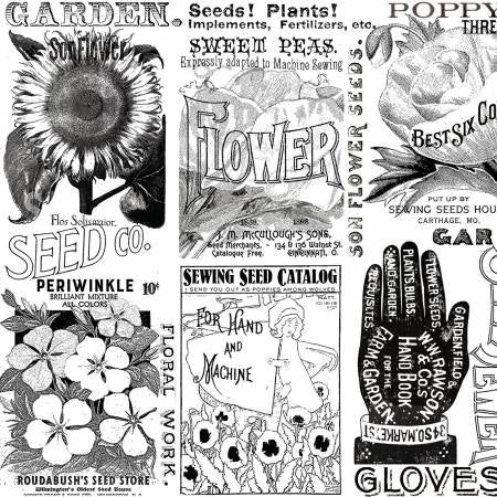 RB Sewing Seeds III Garden Blender White - Stitch - Durango, Colorado Quilt & Sewing Shop