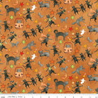 Spooky Cats - Orange - Stitch - Durango, Colorado Quilt & Sewing Shop