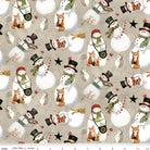 Northern Christmas - Snowmen - Neutral - Stitch - Durango, Colorado Quilt & Sewing Shop
