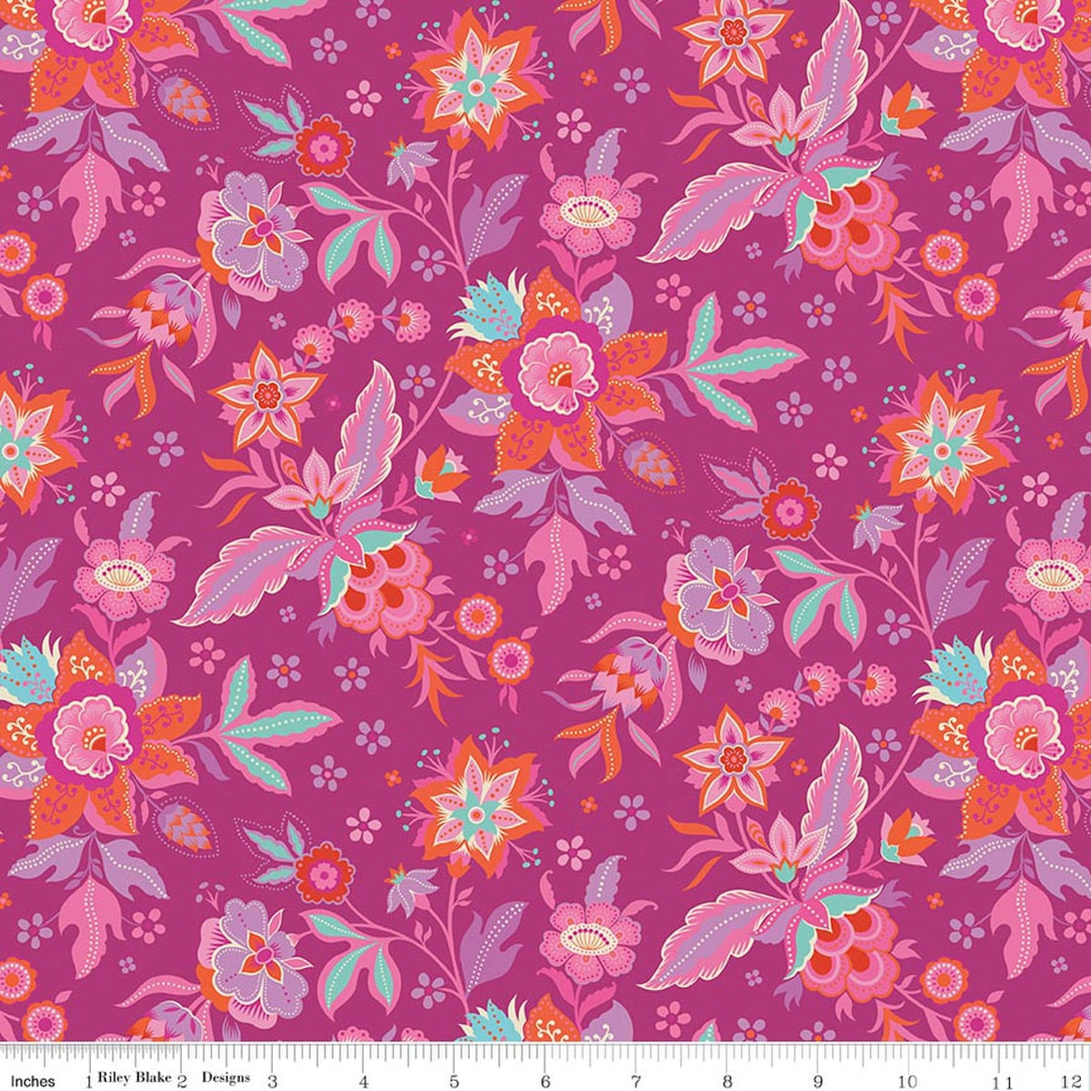 Kipling Gardens - Main Fuchsia - Stitch - Durango, Colorado Quilt & Sewing Shop