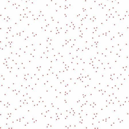 RB Blossoms On White Red - Stitch - Durango, Colorado Quilt & Sewing Shop