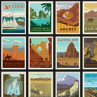 National Parks Posters Panel Black - Stitch - Durango, Colorado Quilt & Sewing Shop