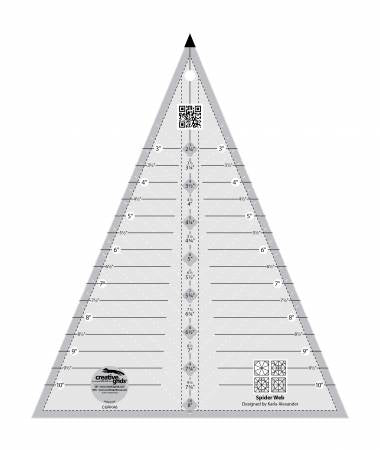 Creative Grids Spider Web Quilt Ruler - Stitch - Durango, Colorado Quilt & Sewing Shop