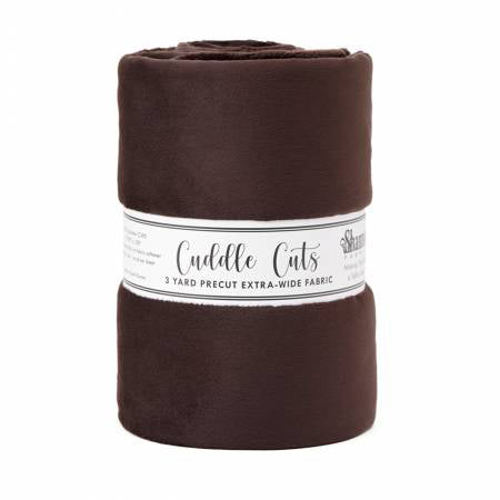 Cuddle Cuts Chocolate 3 Yards WB - Stitch - Durango, Colorado Quilt & Sewing Shop
