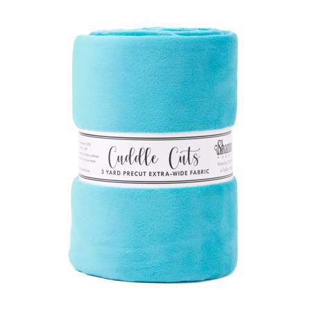 Cuddle Cuts Teal 3 Yards WB - Stitch - Durango, Colorado Quilt & Sewing Shop