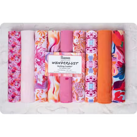 Wanderlust Pink Cuddle Fat Quarter Bundle - Stitch - Durango, Colorado Quilt & Sewing Shop
